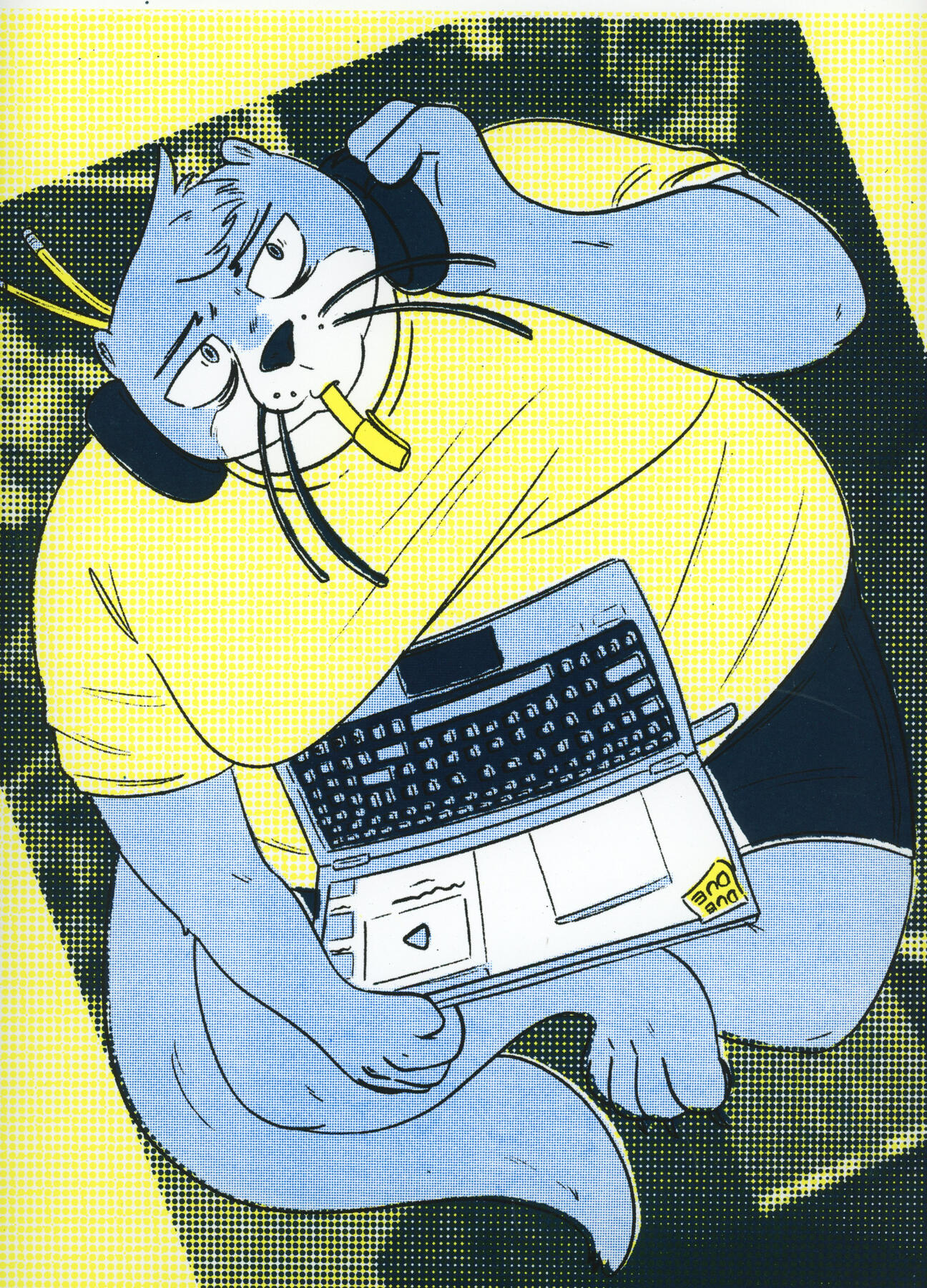 Busy (screenprint, 2024)