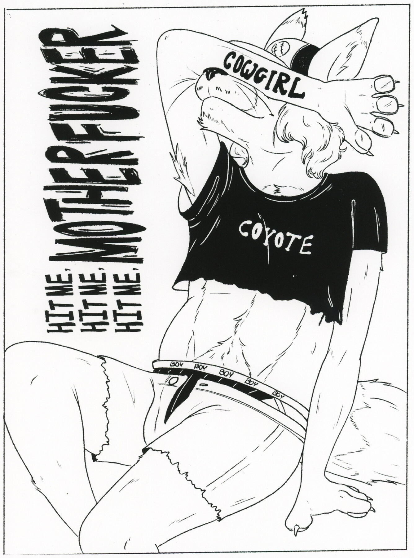 HIT ME (screenprint, 2024)